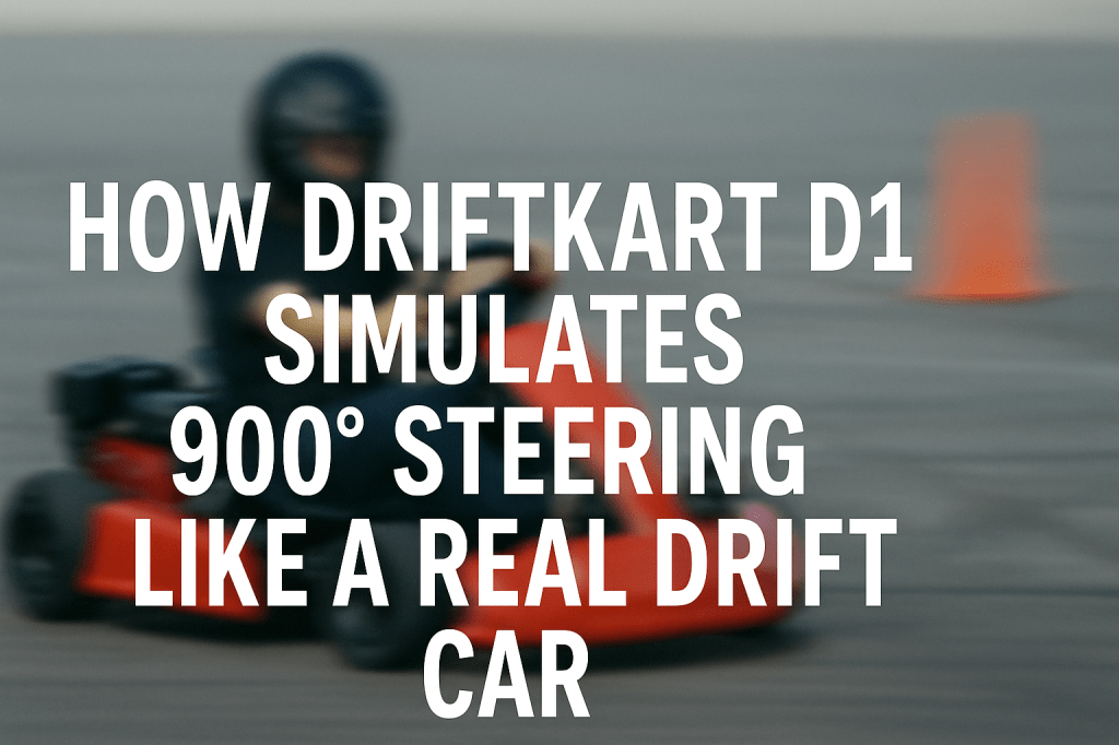 How DriftKart D1 Simulates 900° Steering Like a Real Drift&nbsp;Car