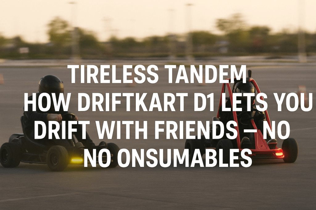 Tireless Tandem: How DriftKart D1 Lets You Drift With Friends — No&nbsp;Consumables